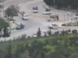 فري برس ادلب إنتشار كثيف للأمن والشبيحة في مدينة أريحا  14 4 2012 Idlib