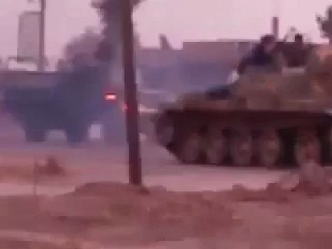 فري برس دير الزورثورة الفرات القورية أنتشار الدبابات في شوارع المدينة 14 4 2012 DeerALzoor