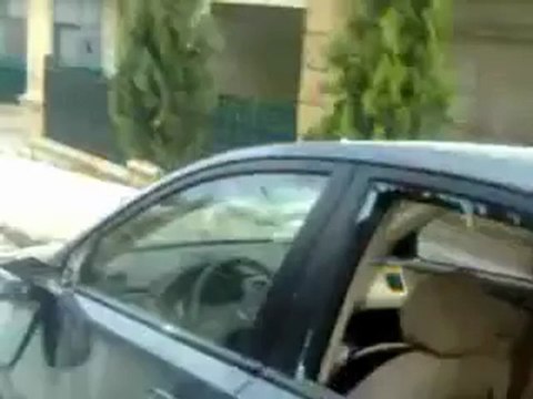 فري برس حلب حي الاذاعة اثار الدمار بعد هجوم الامن 14 4 2012 Aleppo