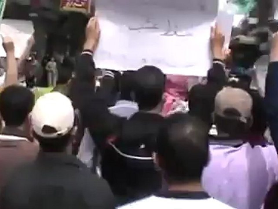 فري برس حمـــاة  المحتلة مظاهرة أحرار  حي المرابط  2012 4 14 Hama