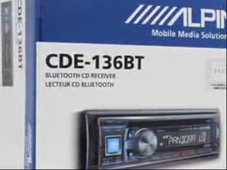 CDE 136BT Alpine In-Dash CD/MP3 Player with USB and Bluetooth Review | CDE 136BT Alpine In-Dash For Sale