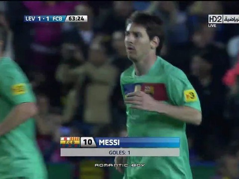 Messi 1st goal vs. Levante
