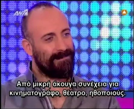 Halit Ergenc & Berguzar Korel on Greece TV ANT1 10.30.2010