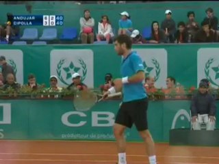 Cipolla cede ad Andujar - casablanca, semifinale