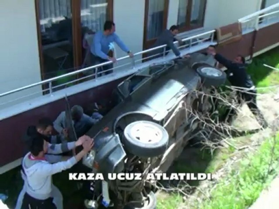 kaza ucuz atlatıldı