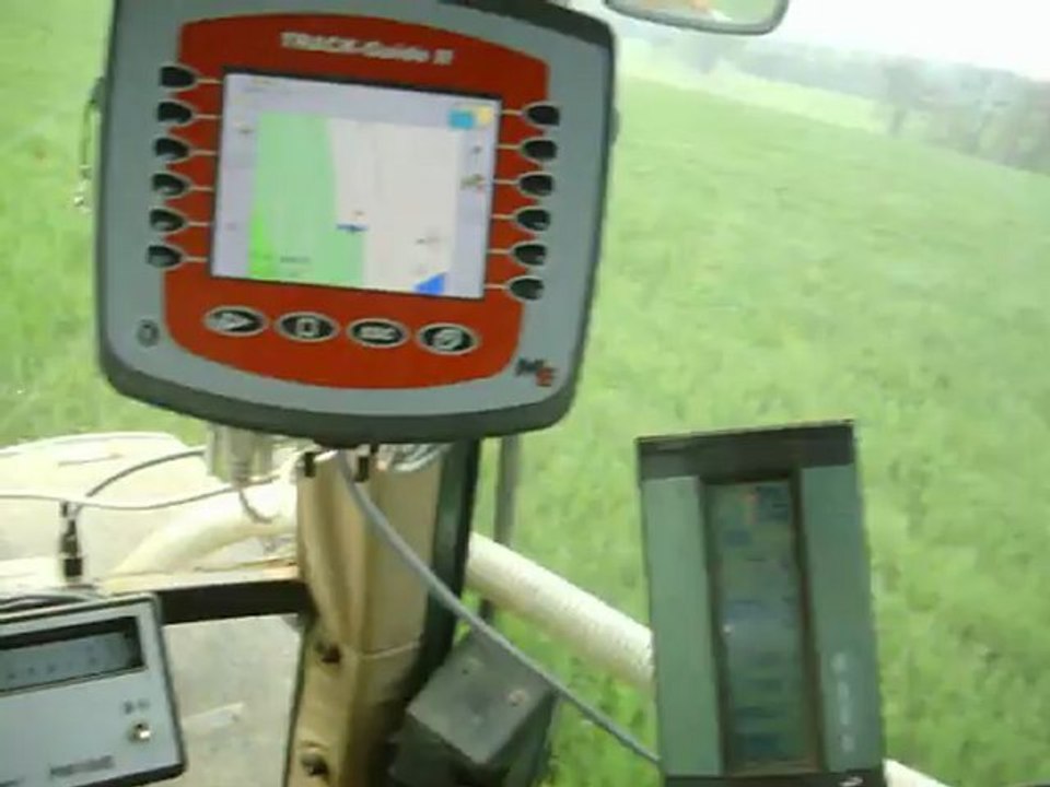 john Deere 6400 et pulvé hardi