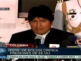 Evo Morales cuestiona veto de EE.UU. contra Cuba