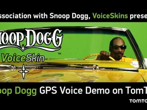 TomTom Presents Snoop Dogg Celebrity GPS VoiceSkin