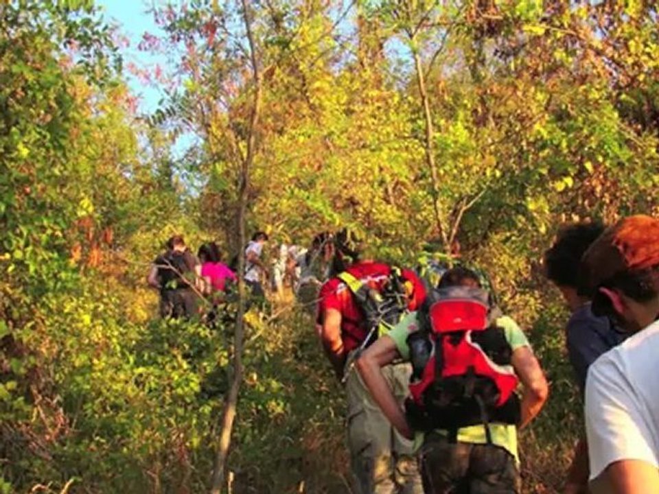 Trekking con gli universitari sulle colline di Bologna, primo tempo