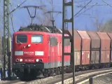 Züge bei Osterspai am Rhein, ERS 189, 2x SBB Cargo Re421, 2x 151, 3x 185, 101, 2x 427, 3x 428