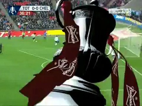 dailygoalz.com - Tottenham vs Chelsea FA Cup - Semi Final - Tottenham chance Petr Cech save