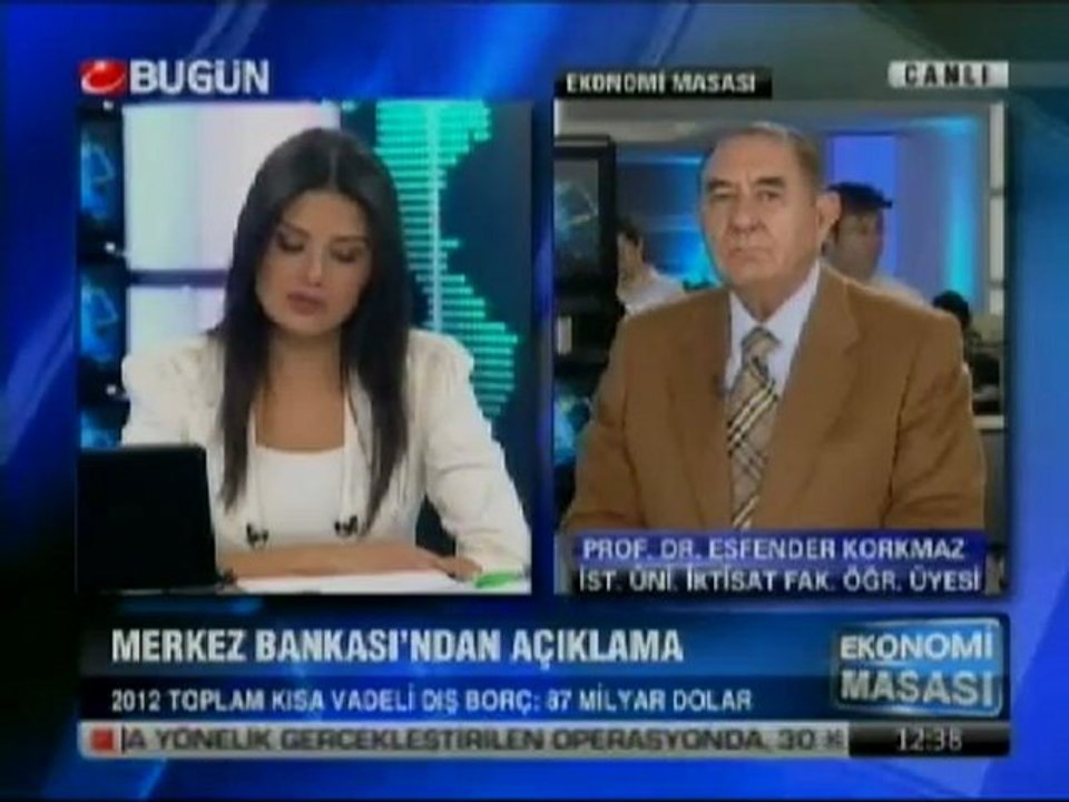 Kısa Vadeli Dış Borç - Bugün TV - Ekonomi Masası