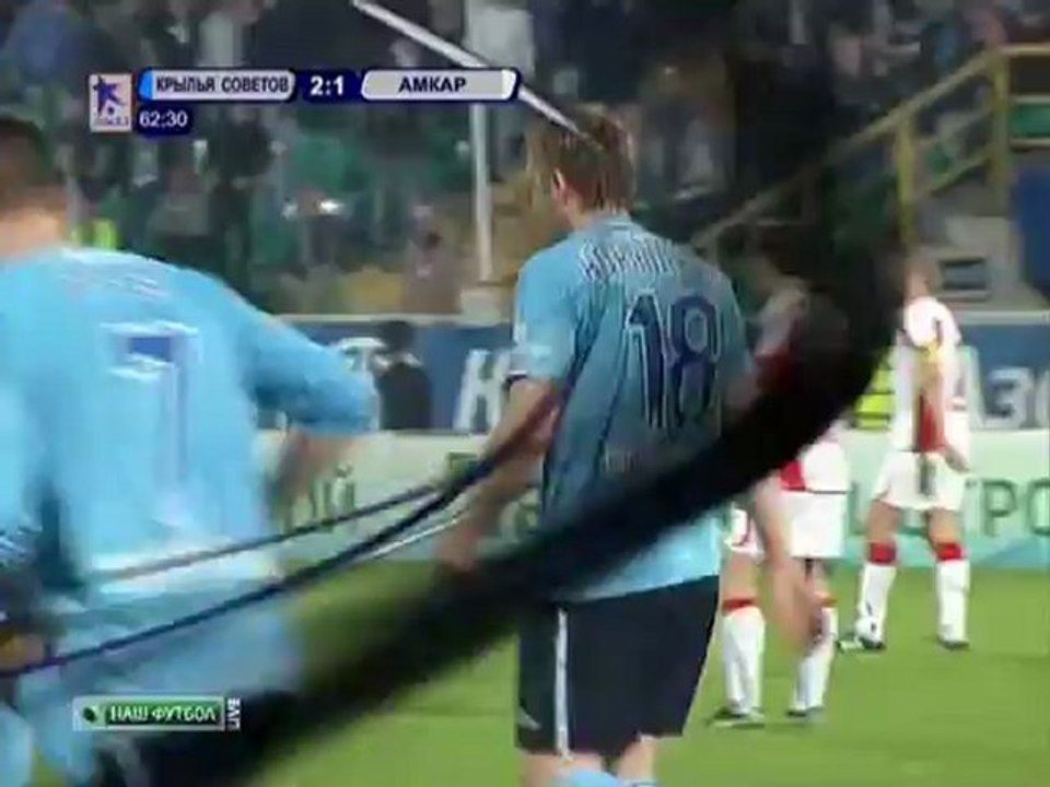 РФПЛ 2011/12. 39 тур. Крылья Советов - Амкар 2-1 (2-1 Корниленко)