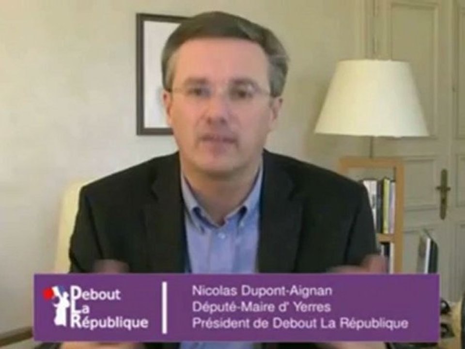Dupont Aignan et ses voisins - le candidat de la Gaule