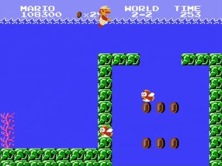 Super Mario Brothers (NES) Playthrough World 2-1 Through 2-4