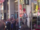 Jon Cryer singing at his star ceremony on hollywood walk of fame