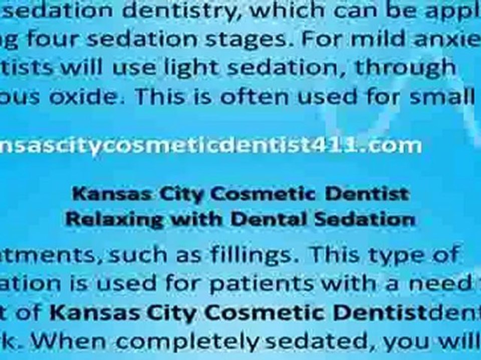 Kansas City Cosmetic Dentist Relaxing with Dental Sedation