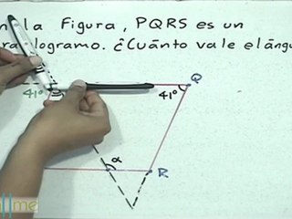 Buscar un ángulo en un paralelogramo (problemario introductorio OMM 2006) - HD