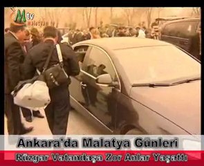 Ankarada Malatya Günlerine Rüzgar vatandaşa zor anlar yaşattı