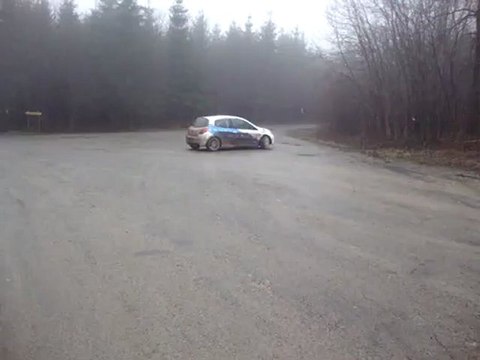 cedric hubin rallye test chez benoit blaise