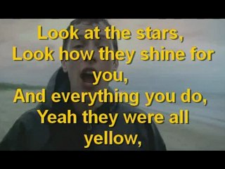Sing Along to Coldplay's 'Yellow' 🎤 | Karaoke Lyrics - thumbnail
