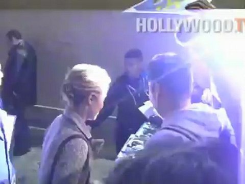 Dianna Agron spotted at Jimmy Kimmel Live
