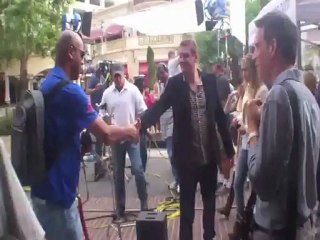 Jason Segel leaving the grove in hollywood