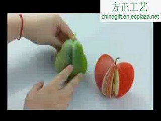 Apple & Pear Fresh Fruit Memo