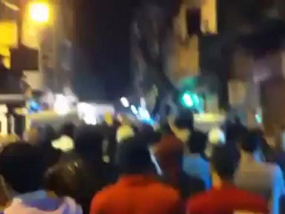 فري برس دمشق مظاهرة حاشدة في شارع الاصمعي دمشق جوبر 15 4 2012 ج3 Damascus