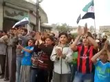 فري برس إدلب حاس مظاهرة لأهل القرية 15 4 2012 Idlib