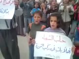 فري برس ادلب حاس  لا نريد مراقبين لبلدتنا 15 4 2012 Idlib