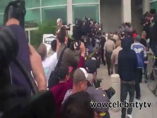 Lindsay Lohan Arrives At LA Courthouse 10-19-11