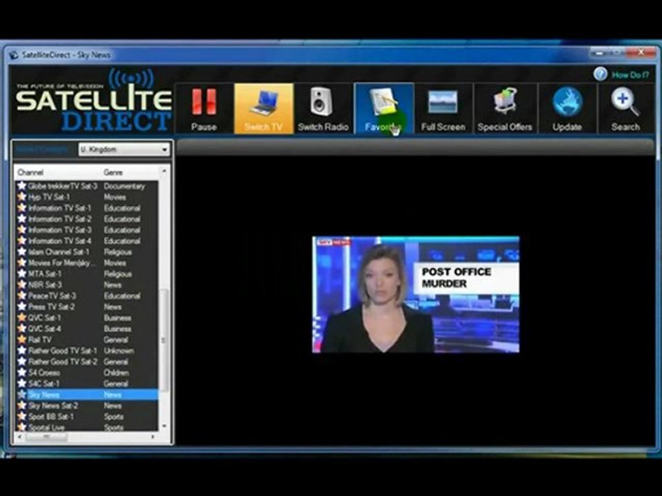 FREE Satellite Direct Download - How to get over 3500 HD TV Channels on your PC!!