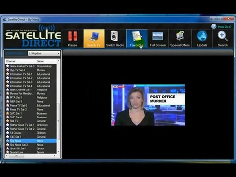 FREE Satellite Direct Download - How to get over 3500 HD TV Channels on your PC!!