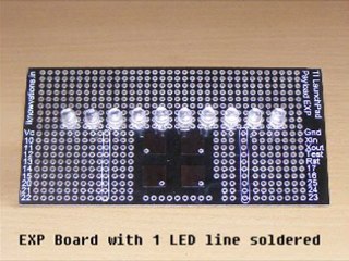 4 x10 LED Display using EXP board for TI LaunchPad-Part 5