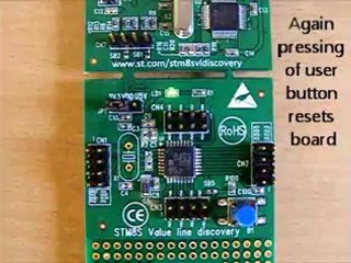 STM8S Value Line Discovery-Initial Test