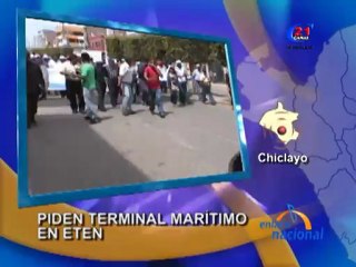 Chiclayo Exigen construccion de Terminal Maritimo en distrito de Eten