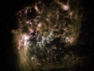 Picturing star motion - Le grand nuage de Magellan