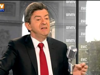 Mélenchon sur BFMTV : "Hollande se trompe s'il croit qu'on peut concilier avec la finance"
