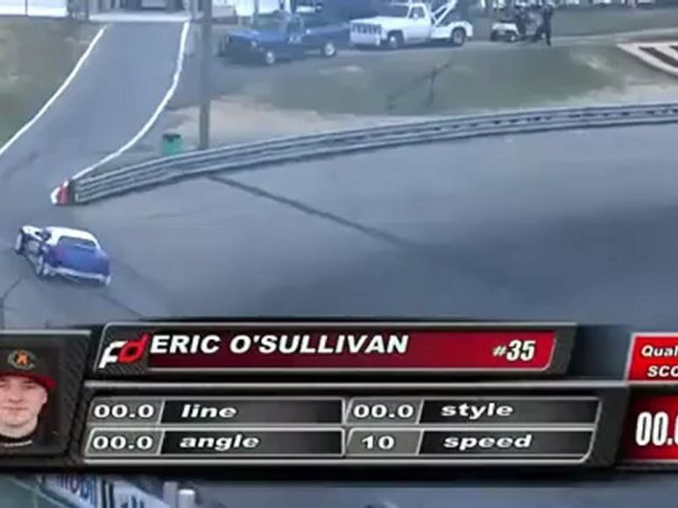 ERIC OSULLIVAN at Formula Drift Round 4, Wall Stadium NJ, Top 32 (1st run)