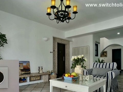 1 Gang Crystal Glass Touch Panel Light Switch LED Indicator