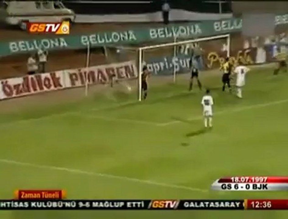 Galatasaray 6 - 0 Beşiktaş - Tarihi Maç