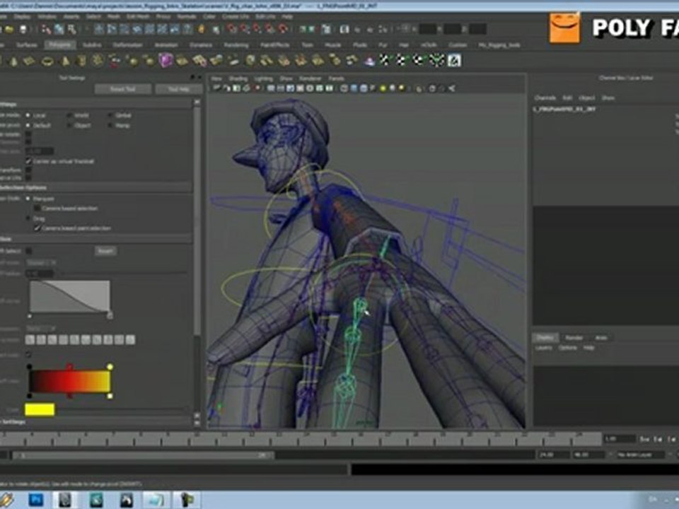 Maya Tutorial - Character Rigging - The Hand - Part 1_3 - YouTube