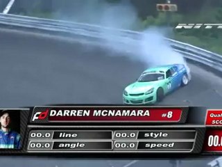 DARREN MCNAMARA at Formula Drift Round 4, Wall Stadium NJ, Top 32 (2nd run)