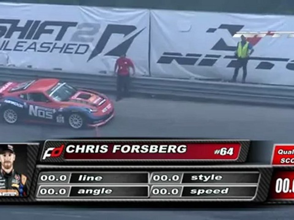 MATT POWERS at Formula Drift Round 4, Wall Stadium NJ, Top 32 (2nd run)