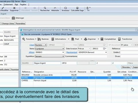 Présentation de la gestion des stocks dans Sage 100 Gestion Commerciale