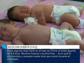Nace en China un bebé de 5,5 kilos