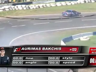 AURIMAS BAKCHIS during session 1 of qualifying for Formula Drift Round 5