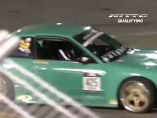 ROLAND GALLAGHER   During Qualifying for Top 32 @Formula Drift Las Vegas 2011 (second run)
