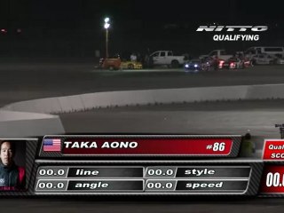 MICHAEL ESSA  During Qualifying for Top 32 @ Formula Drift Las Vegas 2011 (first run)